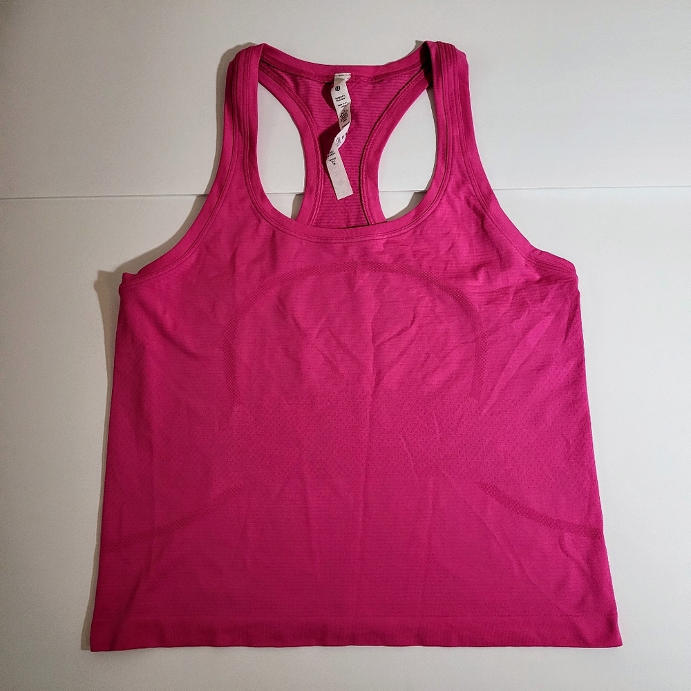 NWT Lululemon Swiftly Tank RB Tank 2.0 Race in Sonic Pink Size 8